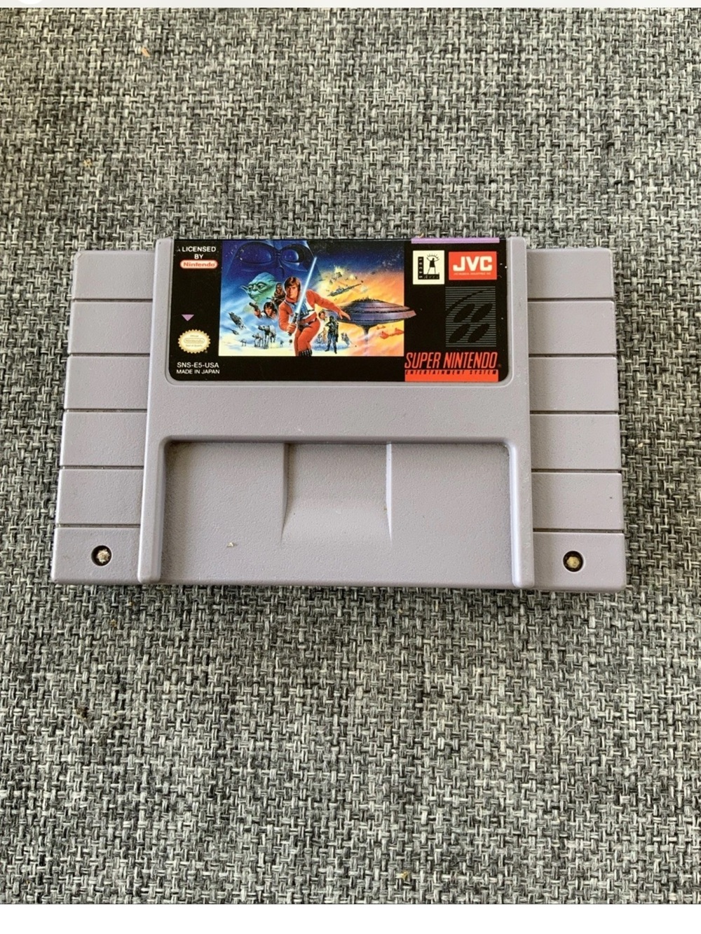 Super Empire Strikes Back Star Wars Jvc Super Nintendo SNES